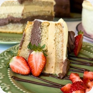 Torta ninho e avelã